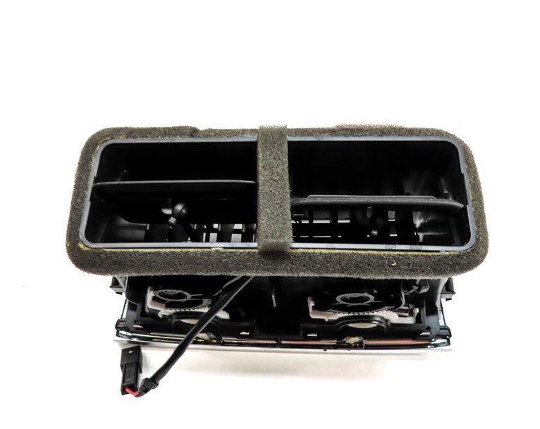 Thumbnail 5: 2013 AUDI Q7 (4L) REAR CENTER CONSOLE HEAT AIR AC HVAC DUAL VENT (Black/Silver)