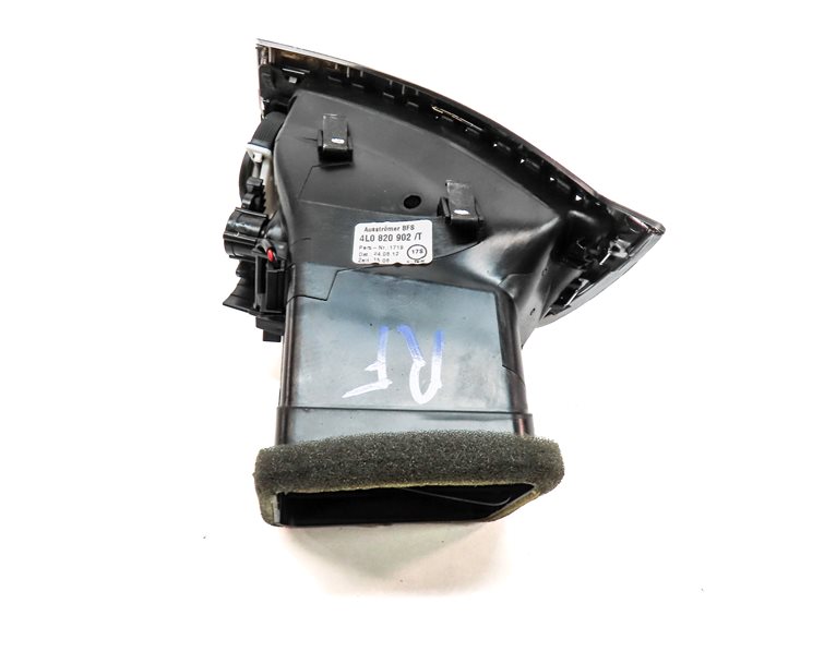 Thumbnail 4: 13 AUDI Q7 (4L) FRONT RIGHT PASSENGER DASH HEAT AIR AC HVAC VENT (Black/Silver)