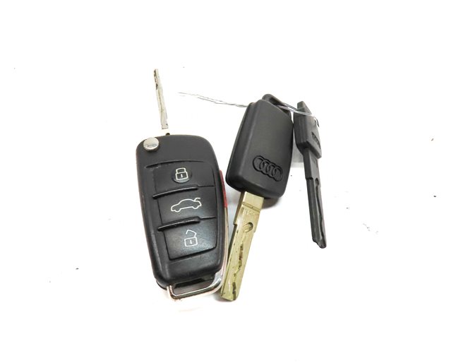 Thumbnail 13: 13-15 AUDI Q7 (4L) 3.0L CTWB SUPERCHARGED ENGINE BCM IMMOBILIZER MODULE KEY SET