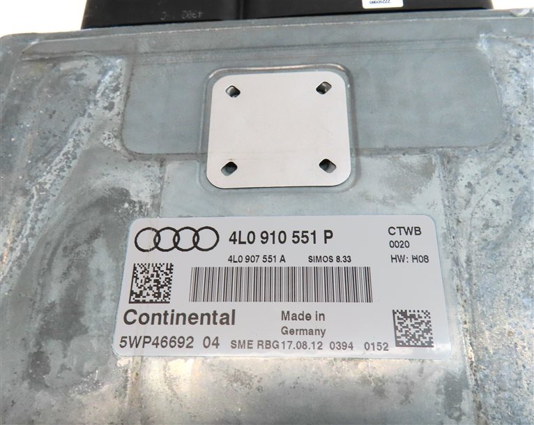 Thumbnail 17: 13-15 AUDI Q7 (4L) 3.0L CTWB SUPERCHARGED ENGINE BCM IMMOBILIZER MODULE KEY SET