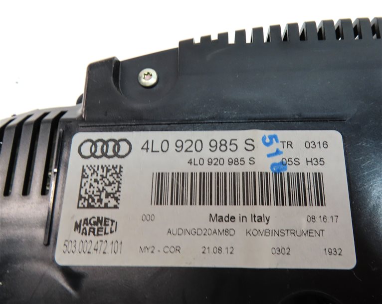 Thumbnail 23: 13-15 AUDI Q7 (4L) 3.0L CTWB SUPERCHARGED ENGINE BCM IMMOBILIZER MODULE KEY SET