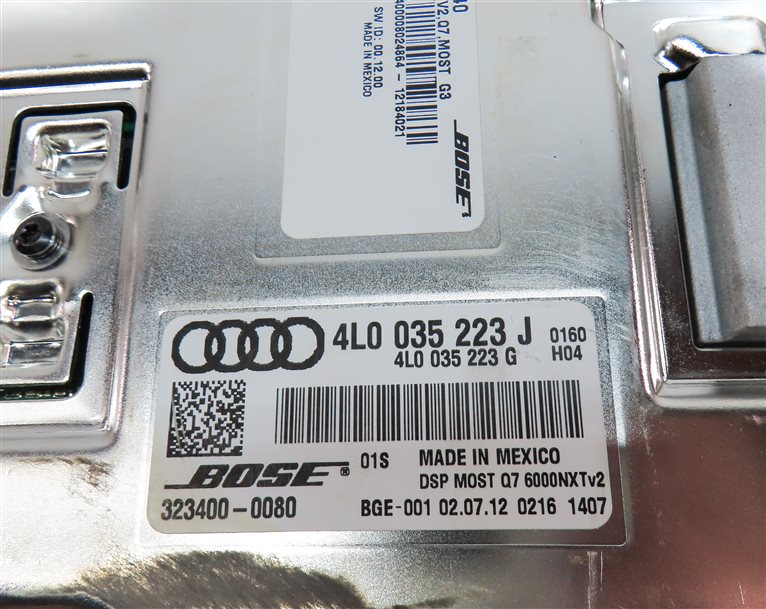 Thumbnail 9: 2013-2015 AUDI Q7 (4L) RADIO STEREO BOSE AUDIO AMP AMPLIFIER (OPTION 8RY)