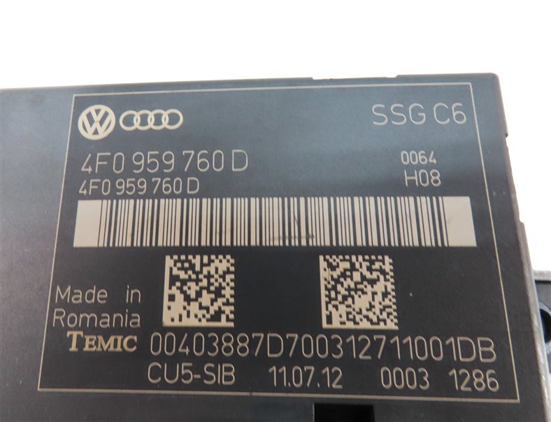 Thumbnail 7: 2005-2015 AUDI A6 S6 Q7 (C6 4L) FRONT LEFT DRIVER MEMORY SEAT CONTROL MODULE