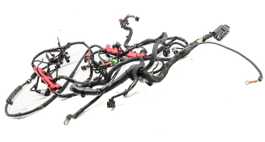 Thumbnail 2: 2013 AUDI Q7 (4L) 3.0L SUPER (CTWB) ENGINE MOTOR WIRE WIRING HARNESS LOOM