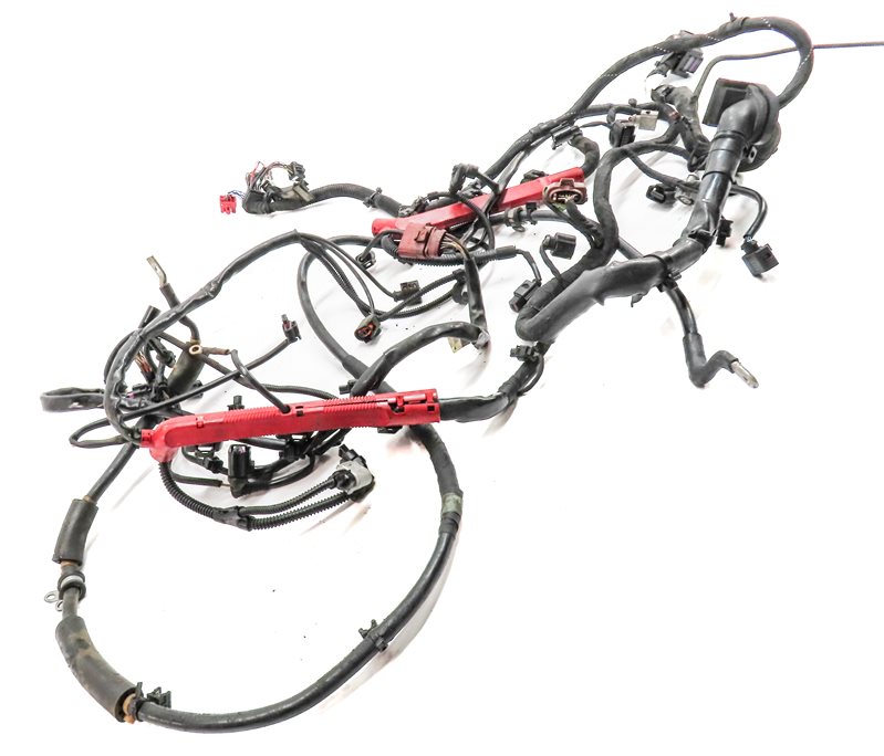 Thumbnail 3: 2013 AUDI Q7 (4L) 3.0L SUPER (CTWB) ENGINE MOTOR WIRE WIRING HARNESS LOOM