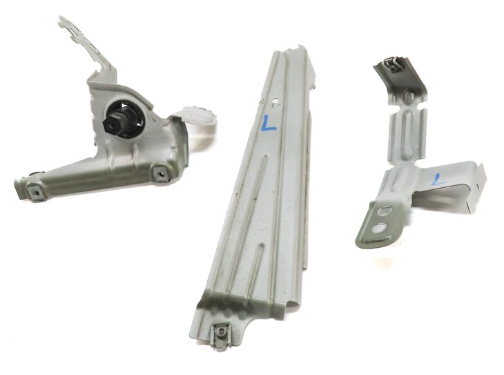 Thumbnail 2: 2011 BMW X3 (F25) FRONT LEFT DRIVER FENDER SUPPORT MOUNT BRACKET SET/3