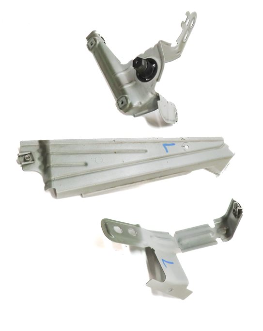 Thumbnail 3: 2011 BMW X3 (F25) FRONT LEFT DRIVER FENDER SUPPORT MOUNT BRACKET SET/3