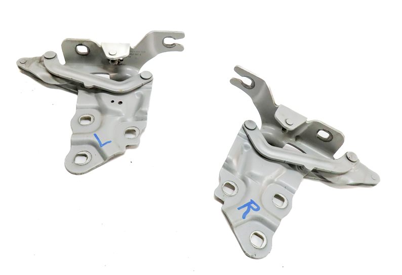 2011-2018 BMW X3 X4 (F25 F26) FRONT LEFT & RIGHT HOOD HINGE SET 2 (Silver)