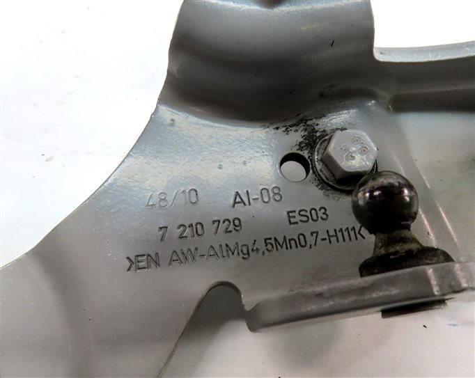Thumbnail 12: 2011-2018 BMW X3 X4 (F25 F26) FRONT LEFT & RIGHT HOOD HINGE SET 2 (Silver)