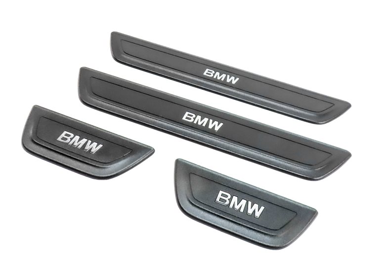 2011 BMW X3 (F25) FRONT REAR DOOR SILL SCUFF TRIM PLATE SET/4