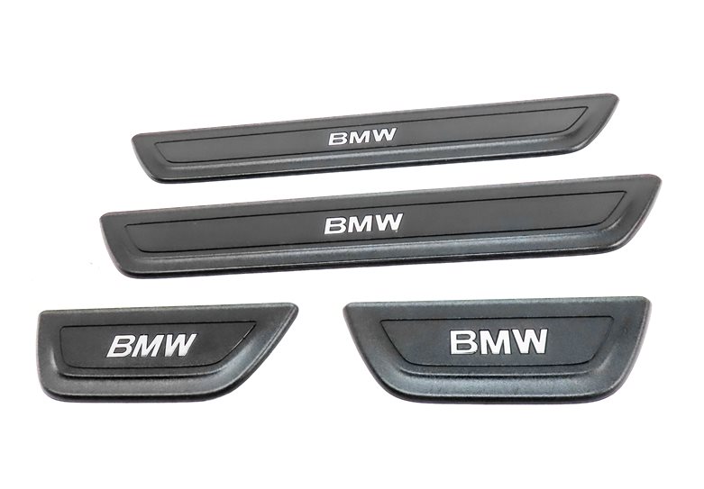 Thumbnail 2: 2011 BMW X3 (F25) FRONT REAR DOOR SILL SCUFF TRIM PLATE SET/4