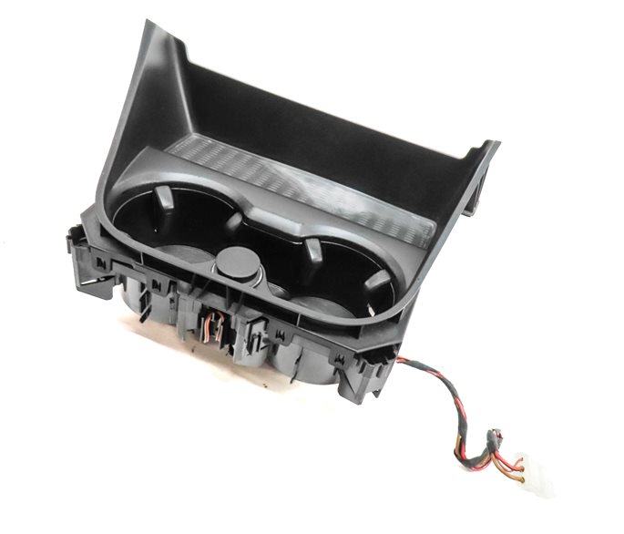 2011 BMW X3 (F25) FRONT CENTER CONSOLE DUAL CUPHOLDER ASSEMBLY w/ 12V SOCKET
