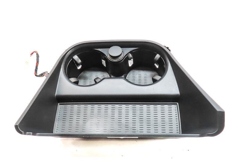 Thumbnail 3: 2011 BMW X3 (F25) FRONT CENTER CONSOLE DUAL CUPHOLDER ASSEMBLY w/ 12V SOCKET