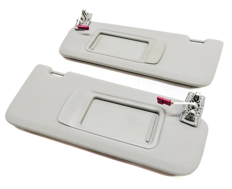 Thumbnail 2: 2011-2018 BMW X3 X4 (F25 F26) FRONT LEFT & RIGHT SUNVISOR SHADE SET (Black)