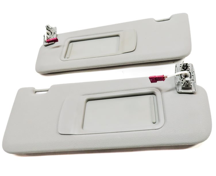 Thumbnail 3: 2011-2018 BMW X3 X4 (F25 F26) FRONT LEFT & RIGHT SUNVISOR SHADE SET (Black)
