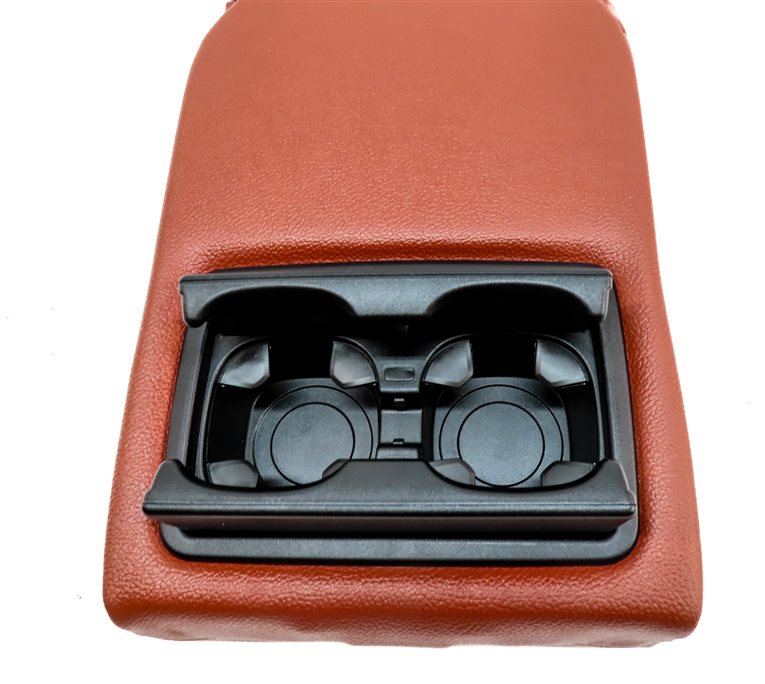 Thumbnail 8: 2011-2017 BMW X3 F25 REAR CENTER CONSOLE SEAT BACK ARMREST CUPHOLDER (Red)