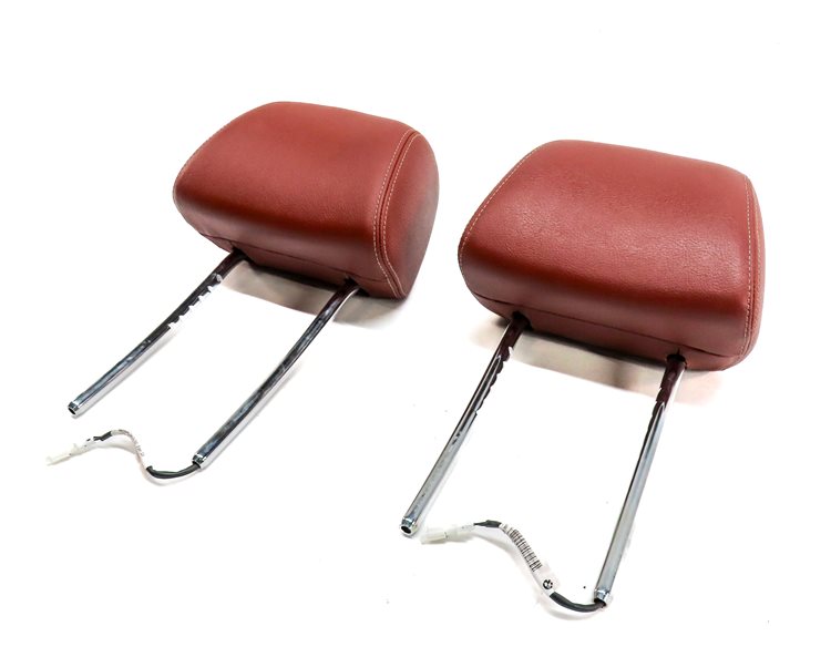 2011-2017 BMW X3 F25 FRONT LEFT & RIGHT SEAT HEADREST HEAD REST SET/2 (Red)