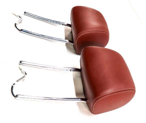 Thumbnail 3: 2011-2017 BMW X3 F25 FRONT LEFT & RIGHT SEAT HEADREST HEAD REST SET/2 (Red)