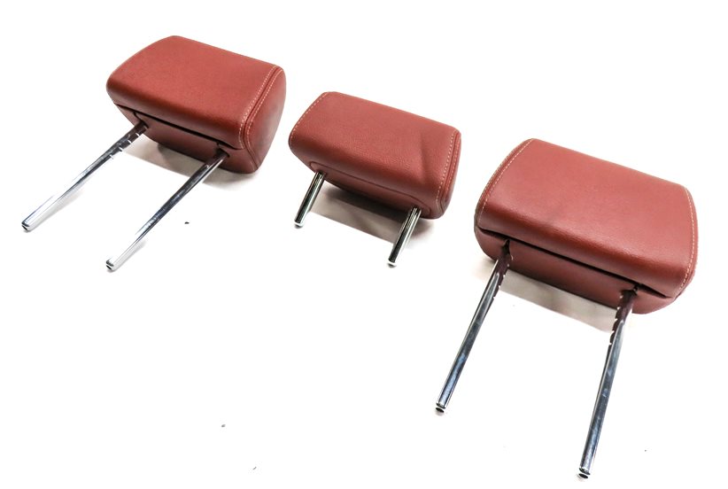 2011-2017 BMW X3 F25 REAR LEFT CENTER RIGHT SEAT HEADREST HEAD REST SET/3(Red)