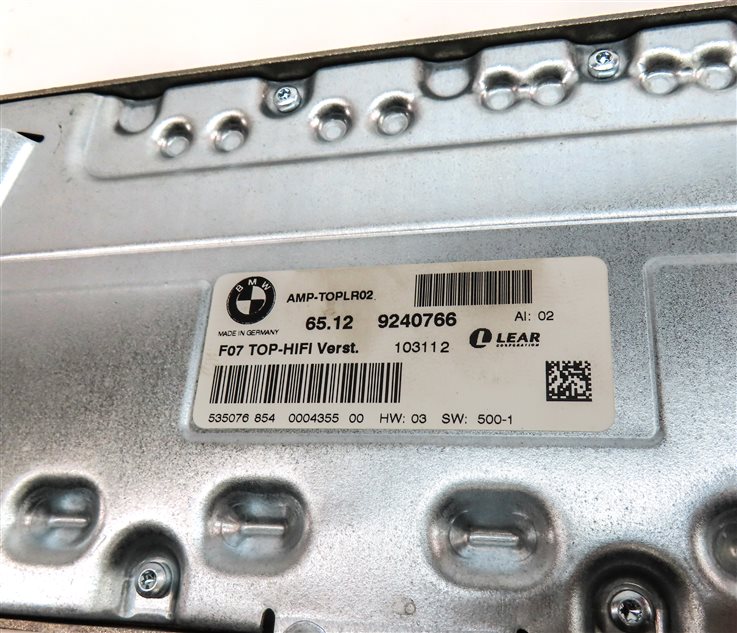 Thumbnail 7: 10-15 BMW 535iGT 740i 750i X3 (F01 F02 F04 F07 F25) DSP HiFi AUDIO AMP AMPLIFIER