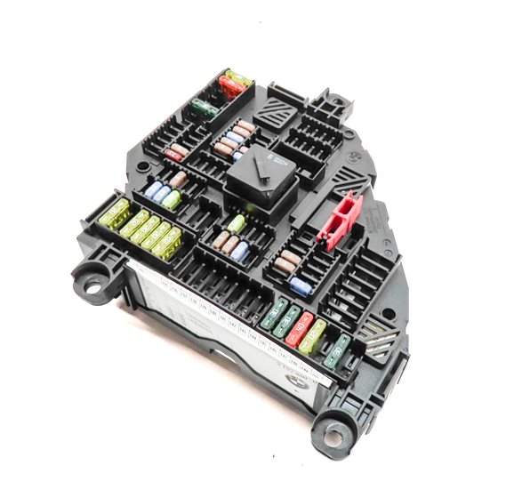 2011-2012 BMW X3 (F25) REAR TRUNK MOUNT POWER DISTRIBUTION RELAY FUSE BOX