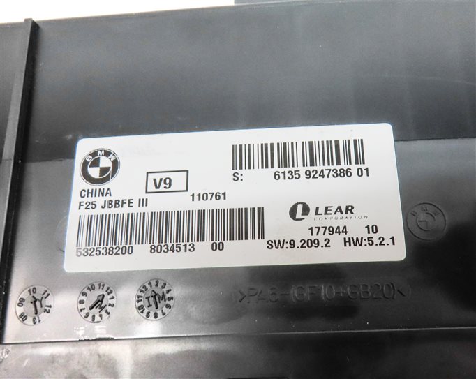 Thumbnail 6: 2011-2014 BMW X3 (F25) MAIN PRIMARY BODY CONTROL MODULE COMPUTER