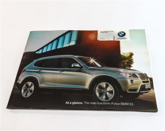 Thumbnail 8: 2011 BMW X3 (F25) 3.0L (N55) ENGINE OWNER'S MANUAL BOOKLET SET/6 w/ CASE