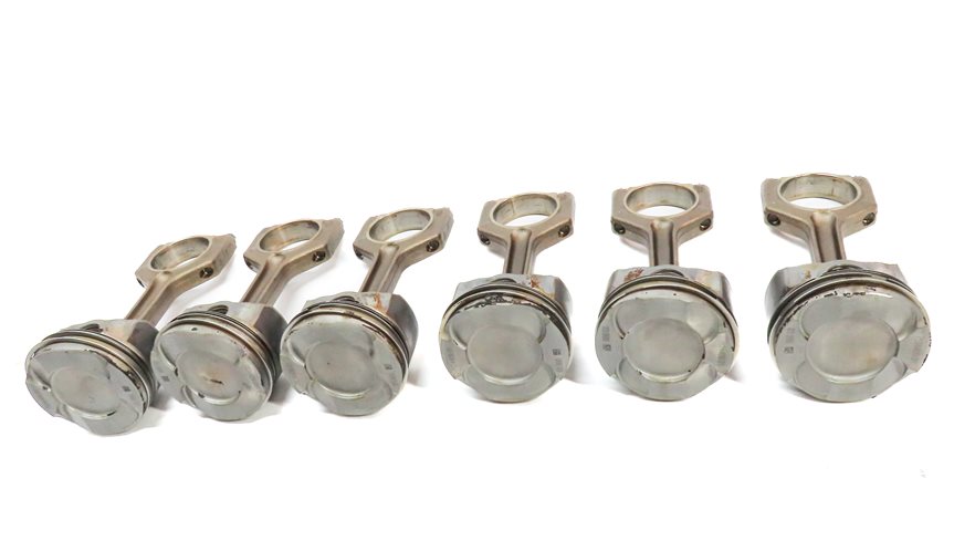 Thumbnail 3: 2010-2014 BMW 1/3/4/5/6/7/X1/X3/X5/X6 3.0L N55 TURBO ENGINE PISTON & ROD SET 6