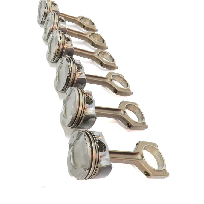 Thumbnail 4: 2010-2014 BMW 1/3/4/5/6/7/X1/X3/X5/X6 3.0L N55 TURBO ENGINE PISTON & ROD SET 6