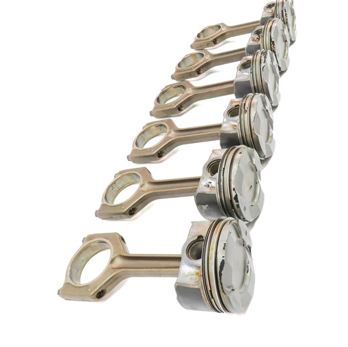 Thumbnail 5: 2010-2014 BMW 1/3/4/5/6/7/X1/X3/X5/X6 3.0L N55 TURBO ENGINE PISTON & ROD SET 6