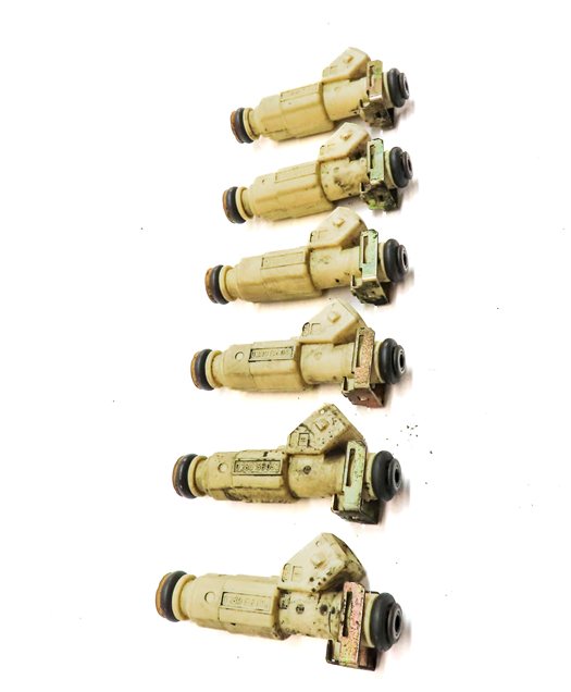 Thumbnail 4: 2001-2006 PORSCHE 911 BOXSTER (986 996) 2.7L M96 FUEL INJECTOR SET-6