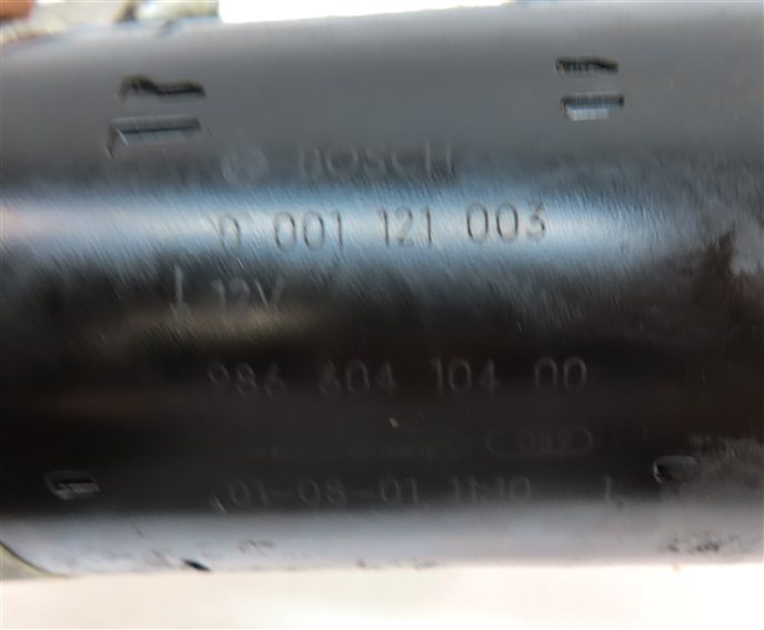Thumbnail 8: 97-04 PORSCHE BOXSTER 986 MANUAL TRANSMISSION ENGINE STARTER MOTOR