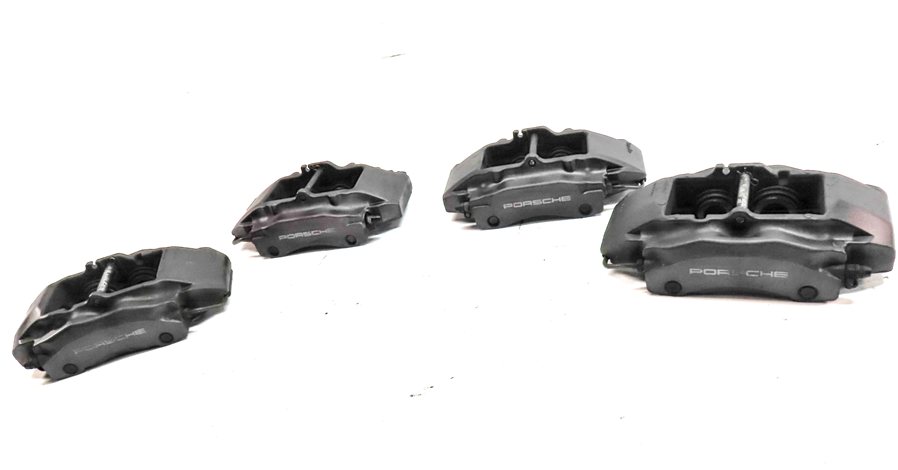 Thumbnail 2: PORSCHE 97-08 BOXSTER 986 987 06-08 CAYMAN 2.5L 2.7L BREMBO BRAKE CALIPER SET-4
