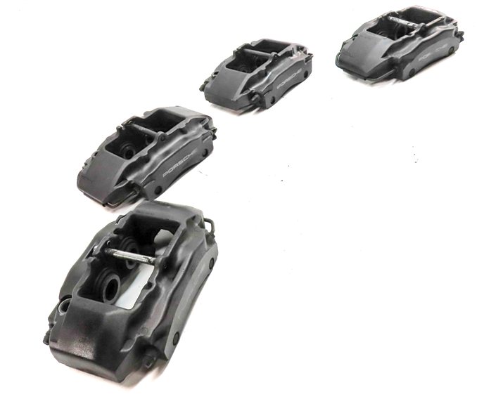Thumbnail 3: PORSCHE 97-08 BOXSTER 986 987 06-08 CAYMAN 2.5L 2.7L BREMBO BRAKE CALIPER SET-4
