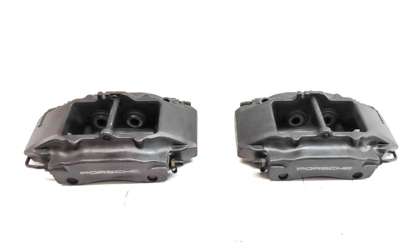 Thumbnail 4: PORSCHE 97-08 BOXSTER 986 987 06-08 CAYMAN 2.5L 2.7L BREMBO BRAKE CALIPER SET-4