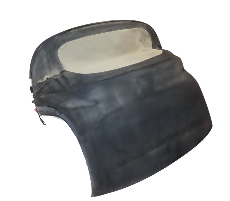 Thumbnail 3: 2002 PORSCHE BOXSTER (986) CONVERTIBLE SOFT TOP ASSEMBLY w/ VINYL WINDOW (BLACK)