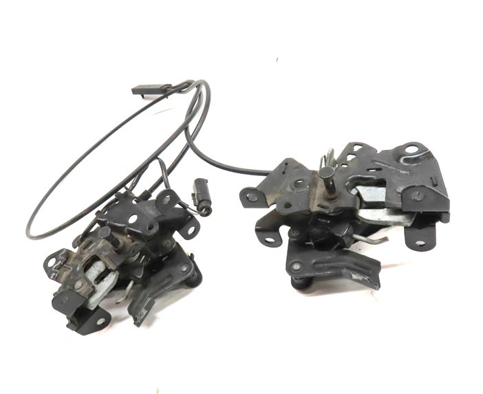 Thumbnail 2: 2012 BMW 528I (F10) FRONT LEFT & RIGHT HOOD BONNET LID LOCK LATCH CABLE SET/2