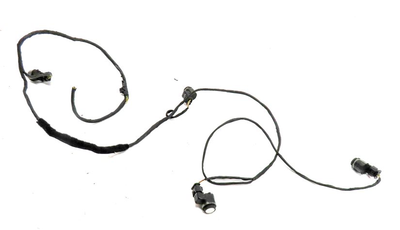 12 BMW 528I F10 REAR PARK ASSIST PDC DISTANCE CONTROL SENSOR WIRE SET/4 (White)