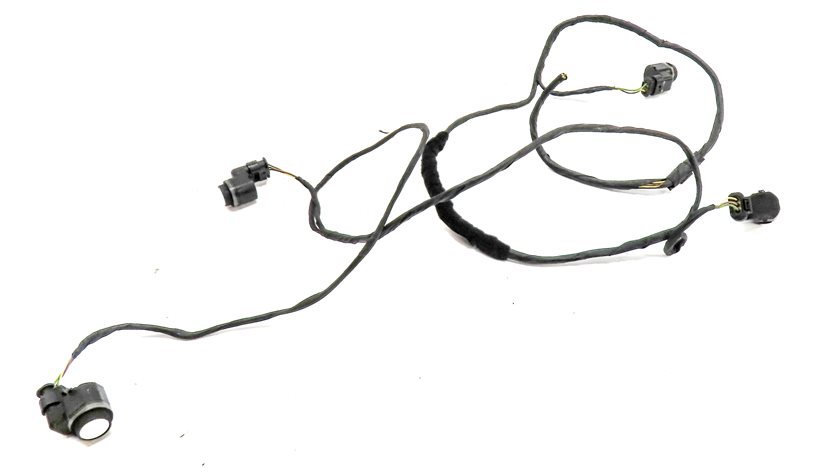 Thumbnail 3: 12 BMW 528I F10 REAR PARK ASSIST PDC DISTANCE CONTROL SENSOR WIRE SET/4 (White)