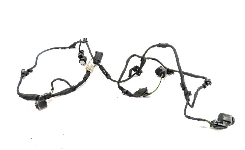 Thumbnail 3: 12 BMW 528I F10 FRONT PARK ASSIST PDC DISTANCE CONTROL SENSOR WIRE SET/4 (White)