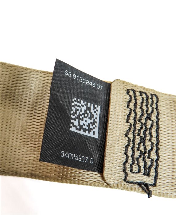 Thumbnail 8: 12 BMW 528I F10 REAR LEFT CENTER RIGHT SEATBELT SEAT BELT RETRACTOR SET/3(Beige)