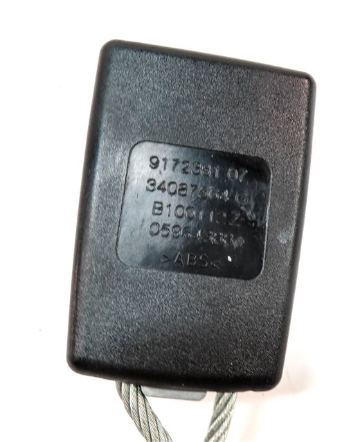 Thumbnail 10: 2012 BMW 528I (F10) REAR LEFT CENTER RIGHT SEATBELT BUCKLE RECEIVER SET/3