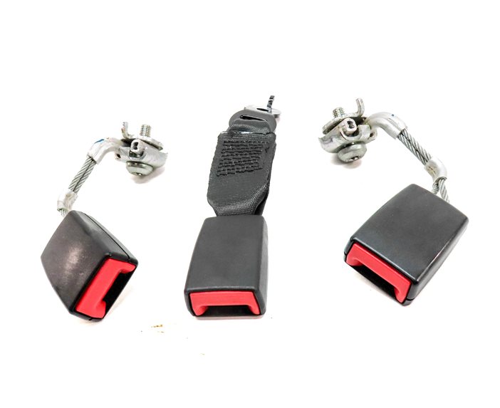 Thumbnail 2: 2012 BMW 528I (F10) REAR LEFT CENTER RIGHT SEATBELT BUCKLE RECEIVER SET/3
