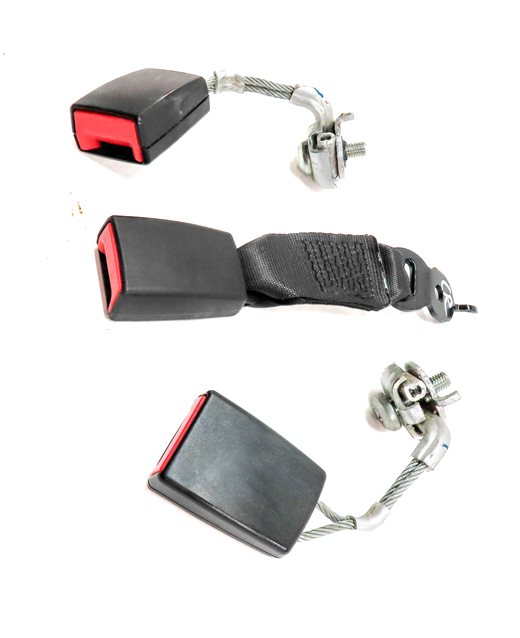 Thumbnail 4: 2012 BMW 528I (F10) REAR LEFT CENTER RIGHT SEATBELT BUCKLE RECEIVER SET/3