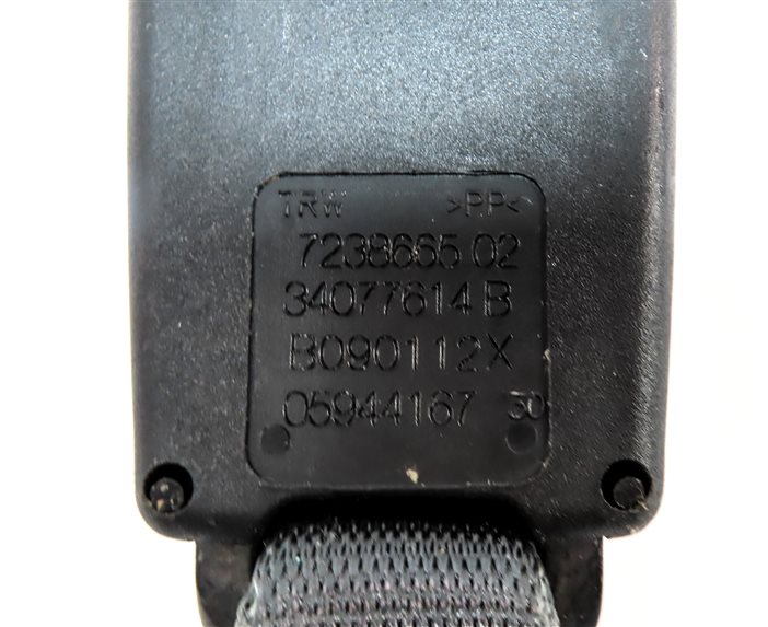 Thumbnail 9: 2012 BMW 528I (F10) REAR LEFT CENTER RIGHT SEATBELT BUCKLE RECEIVER SET/3