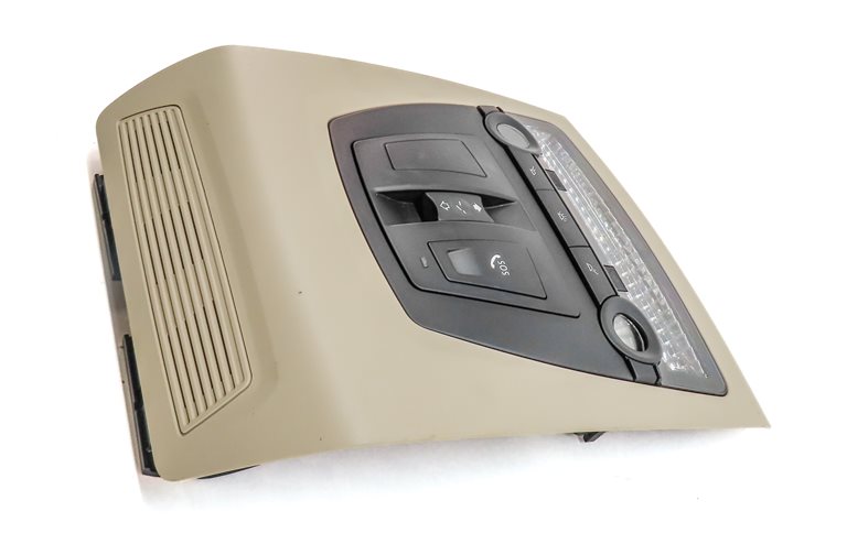 Thumbnail 3: 2012 BMW 528I (F10) FRONT INTERIOR OVERHEAD DOME READING MAP LIGHT LAMP (Beige)