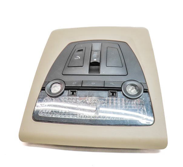 Thumbnail 4: 2012 BMW 528I (F10) FRONT INTERIOR OVERHEAD DOME READING MAP LIGHT LAMP (Beige)