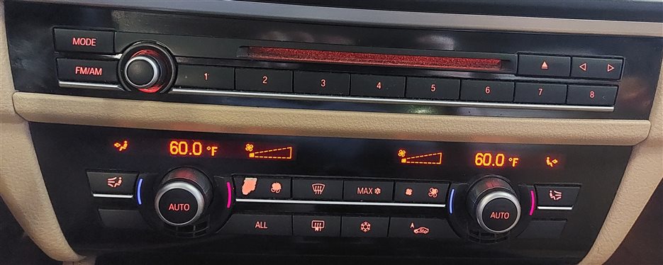 Thumbnail 2: 2011-2012 BMW 528i 535i 550i M5 (F10) RADIO STEREO CD CHANGER FACE PLATE CONTROL
