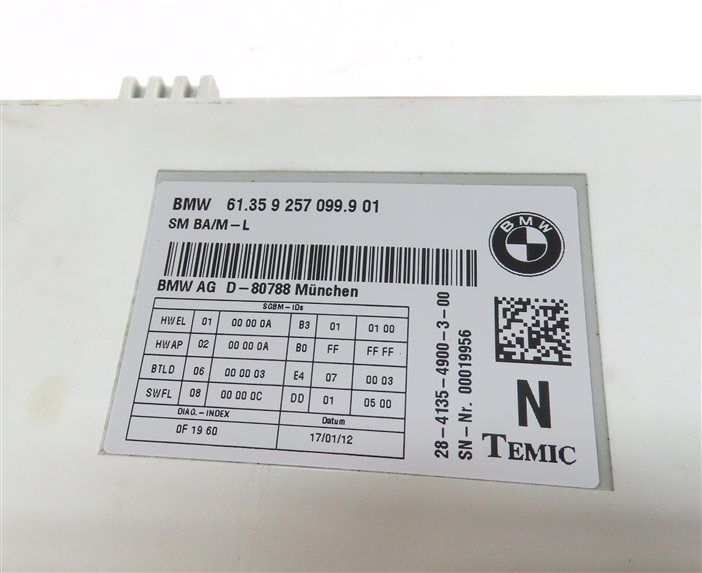Thumbnail 4: 12-19 BMW 3 5 7 X3 X4 F01 F10 F25 F26 F30 FRONT LEFT / RIGHT SEAT CONTROL MODULE