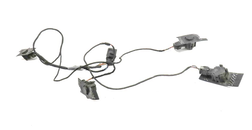 Thumbnail 3: 2016. AUDI A3 (8V) REAR PARK ASSIST PDC DISTANCE CONTROL SENSOR SET/4 (Black)